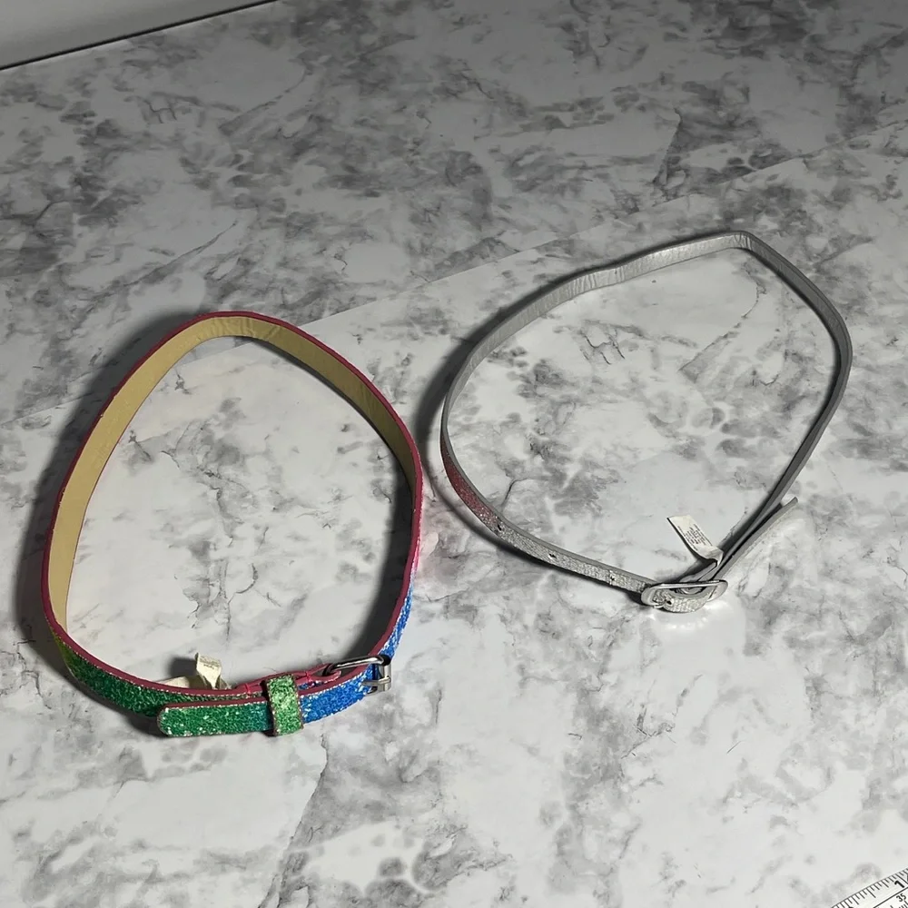 Colorful Girls Belts Set of 2
